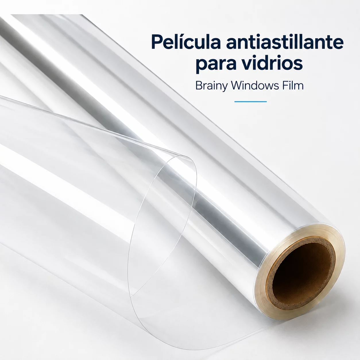 Película o mica antiastillante transparente para vidrios